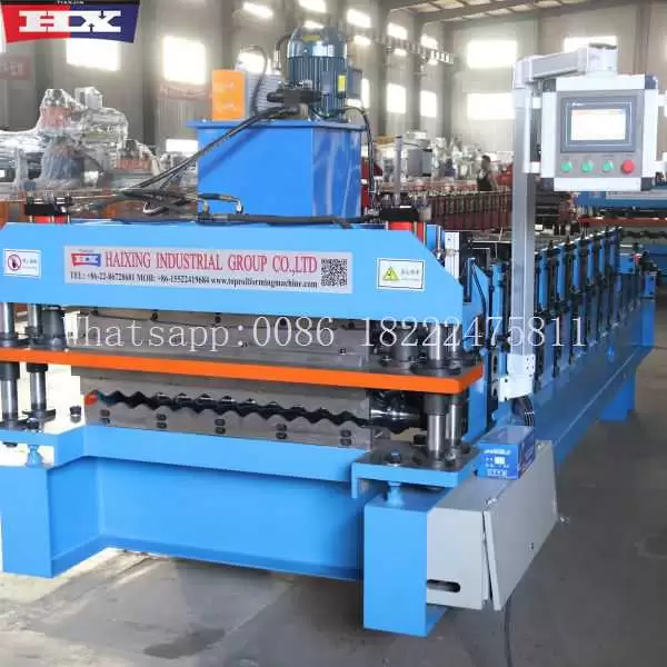 maquina de planchas de zinc 5v y 762