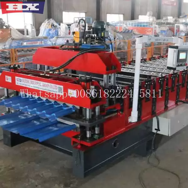 máquina para hacer tejas de techos y plancha tr4