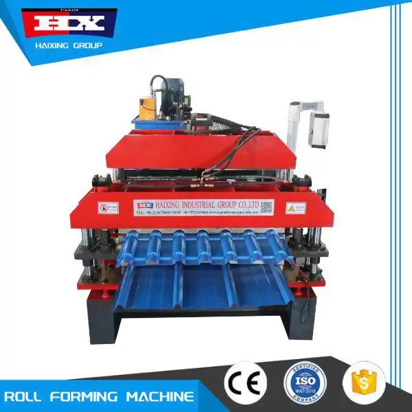 máquina para hacer tejas de techos y plancha tr4